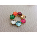 Colorful Flat Back Stones Beads Strass con configuración de garra